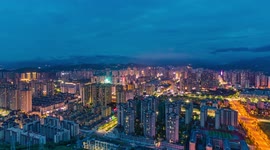 Stockshots: Night View Of Chongqing City, China
