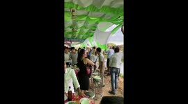 Guests save the day, holding down a marquee as tornado hits a wedding in Vietnam