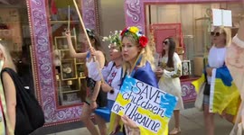 Protest in support of Ukraine in London