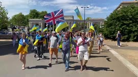 Protest in support of Ukraine in London