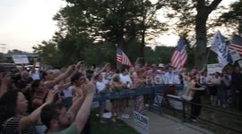 NY Governor Candidate Lee Zeldin Protected by NYPD at Whitestone Queens Rally Following Upstate Attack