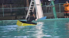 Cardboard Boat Regatta – Crystal Pool, Knoebels Grove. Pa #1