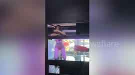 Model who danced in fish tank rushed to intensive Care after bizarre pet shop party