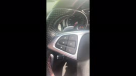 Old driver crashes car driving with back door open