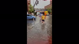 Billings, Montana slammed with severe thunderstorm, flash flooding, power outage