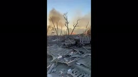 Scorched earth as Ukrainian town Zatoka targeted by Russian shelling