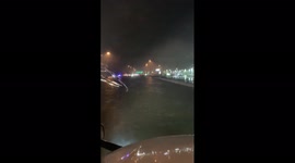Flash flooding forces submerged Missouri highway to close