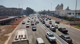 Vehicle traffic in São Paulo, Brazil