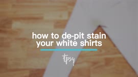Pit Stains Are The Story of the Summer! How to Get Rid of Them on Your White Shirts