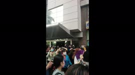 Philippines: People Evacuate Buildings After Powerful Earthquake In Luzon