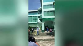 Magnitude 7 Philippines earthquake sends panicked students to evacuate classrooms