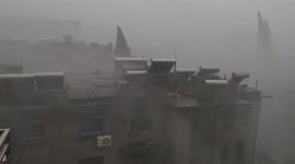 Powerful summer rainstorm batters homes in Jiangsu, China