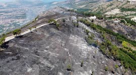 Italy: Sanctuary San Michele fire, Fires in Campania, caused by drought and rising temperatures, are increasing more and more