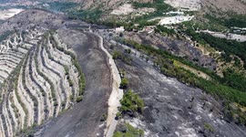 Italy: Sanctuary San Michele fire