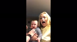 Baby Spits Out Food