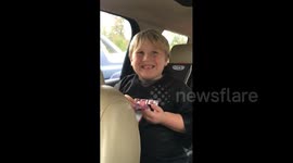 Kid Spits Out Sour Candy