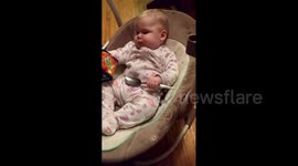 Baby Licks Spoon