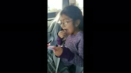 Girl Spits Out Sour Candy