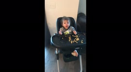 Tot Spits Out Food
