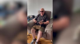 Heartwarming moment Newcastle United superfan receives match tickets for his 80th birthday