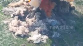 Ukrainian troops blow up Russian ammo depots near Kharkiv