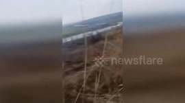 Ukrainian air assault forces destroy Russian tanks and armoured vehicles