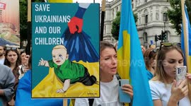 Demonstration: Ukraine calls for arms as you promised, London, United . Part 2