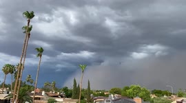 US: Warning Issued As Monsoon Brings Dust Storm To Arizona Phoenix Metro Area 2