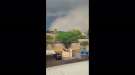 US: Warning Issued As Monsoon Brings Dust Storm To Arizona Phoenix Metro Area 4