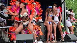 Hot Dancers shake da booty in Watford ahead of London's Notting hill Carnival