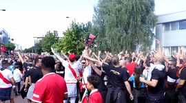Manchester United Fans Put To Shame By The Atmosphere Of The Rayo Vallecano Chants - Pre Game Outside Old Trafford