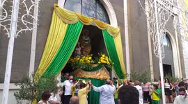 Italy : Procession of Our Lady of Sant'Anna, after covid19