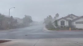 US: Heavy Rain Continues In Las Vegas Valley During Weekend