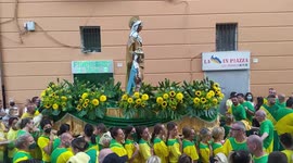 Italy: Procession of Our Lady of Sant'Anna, After three years of pandemic and restrictions to contain covid-19