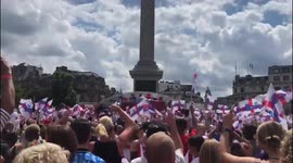 UK: Women’s Euro 2022 – Thousands Welcome Lionesses At Trafalgar Square After Historic Win 2