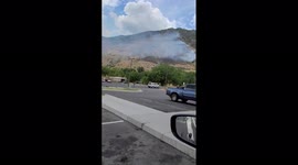US: Wildfire Breaks Out In Springville, Utah