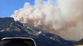 Fast-growing wildfire triggers evacuations in southern British Columbia