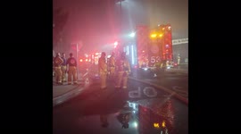 Fire at Western Hose on 30th and Hoover in National City, Ca