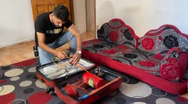 Gaza engineering student designs a suitcase-sized mobile dental clinic