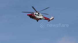 Emergency services rescue women hurt in jet ski collision in Brighton, England