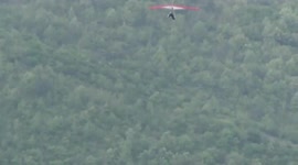 Hang Glider Fail - Crashed Into The Bridge
