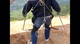 Hang glider fail - loses wallet mid-flight