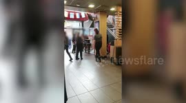 Staff at McDonalds branch in Liverpool forced to barricade door after ejecting group of rowdy youngsters