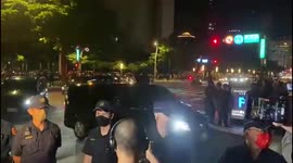 Nancy Pelosi in Taiwan: House Speaker's convoy arrives at Grand Hyatt in Taipei