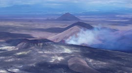 Volcanic eruption near Iceland's capital captured in drone footage
