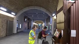 Pipe organ at London Bridge Station is for everyone to enjoy