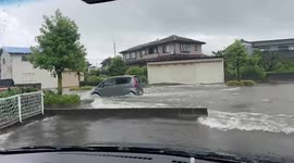 Japan: Record Heavy Rains Inundate Towns In Tohoku And Hokuriku Regions 6
