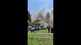 Nursing home patients evacuated as fire erupts in Istanbul hospital