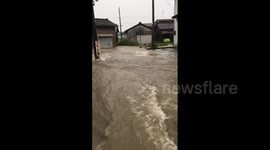 Japan: Record Heavy Rains Inundate Towns In Tohoku And Hokuriku Regions 7