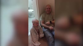 Tot Gets Head Shaved